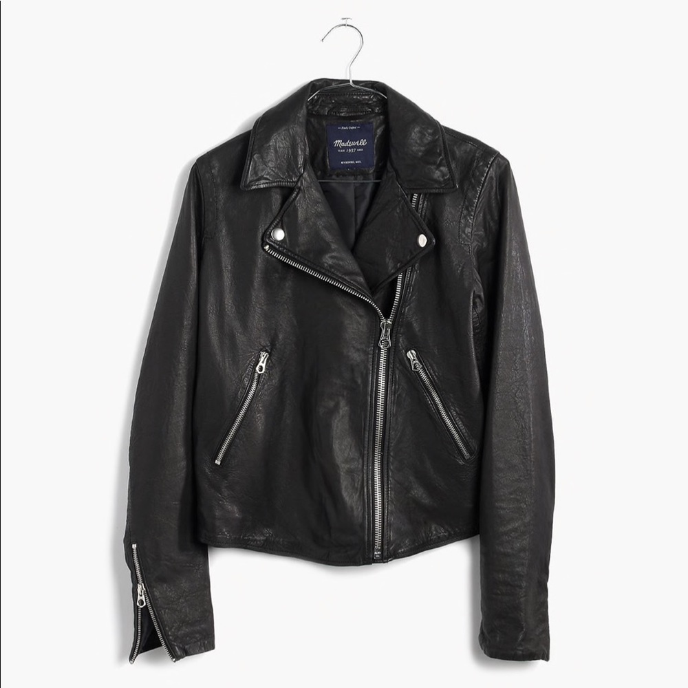 Madewell leather jacket NWT